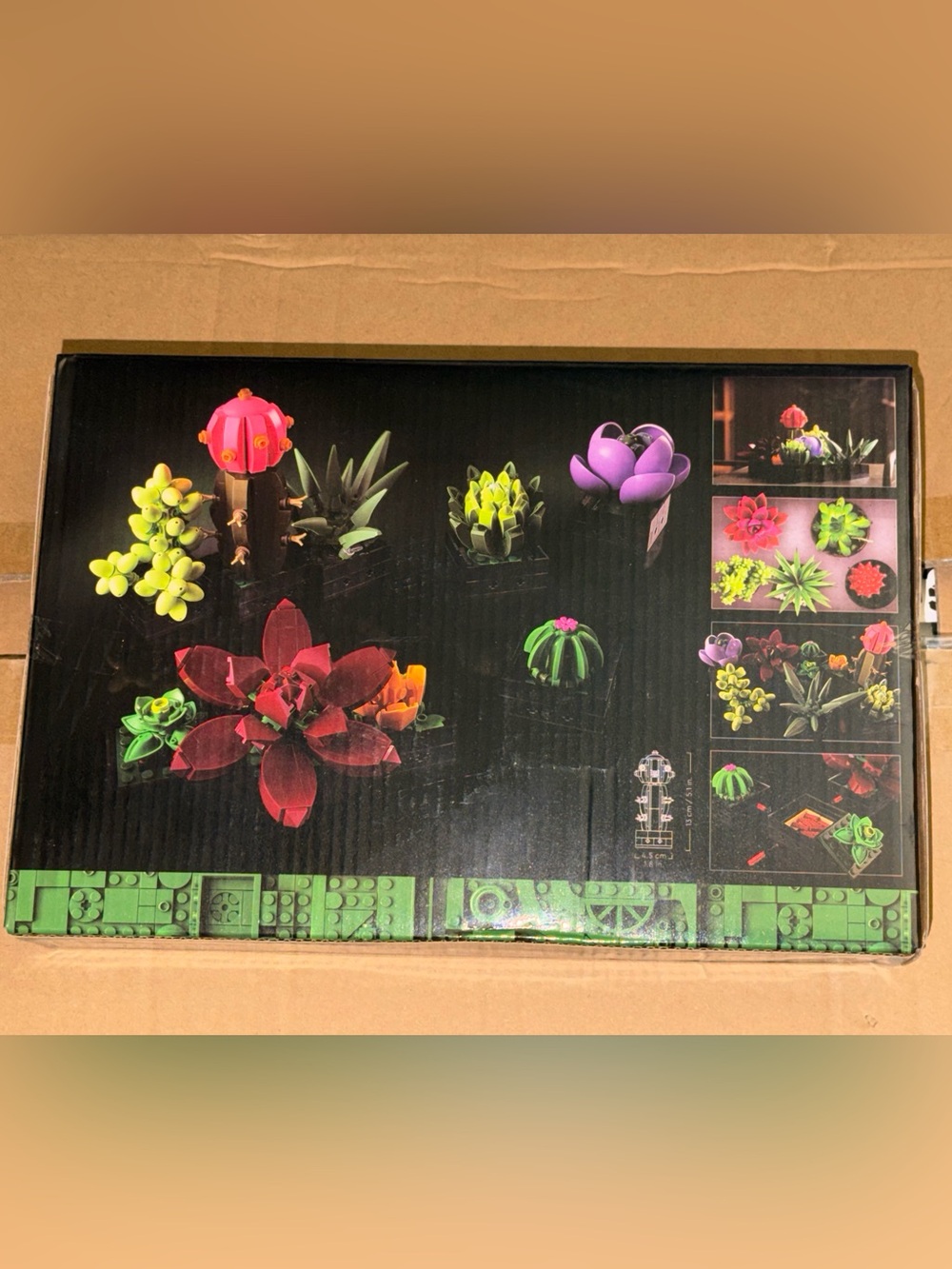 Botanical Collection Succulents Flowers Garden NEW Lego Compatible Toy Set - Picture 3 of 6